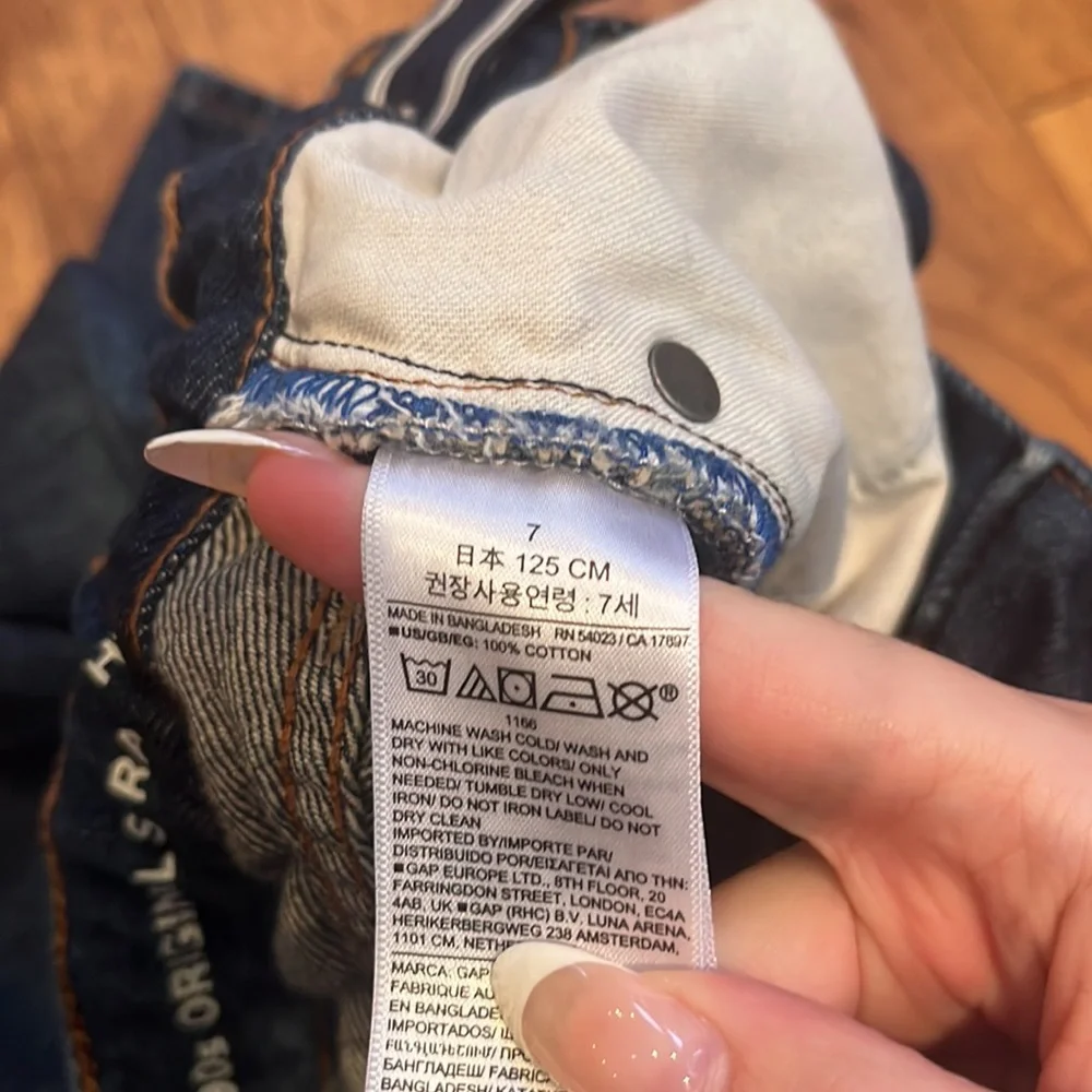 Gap Girl’s 90’s Original Straight Jeans Size 7